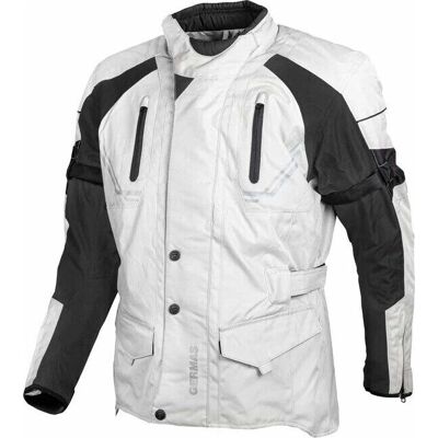 Veste Textile Moto GMS Taylor - Noir Beige XL - Publicité Veste Textile Moto GMS Taylor - Noir Beige XL - Publicité