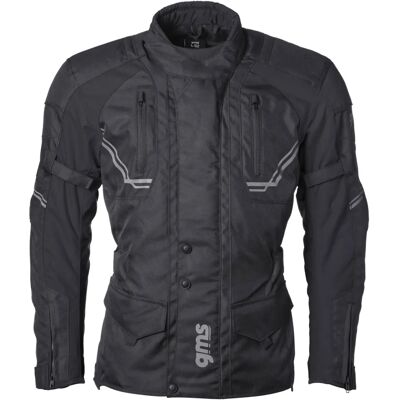 Gms Taylor 8XL Veste textile de moto - Noir - Publicité Gms Taylor 8XL Veste textile de moto - Noir - Publicité