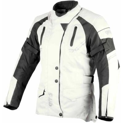 Gms Taylor XL Veste textile de moto - Noir Gris - Publicité Gms Taylor XL Veste textile de moto - Noir Gris - Publicité