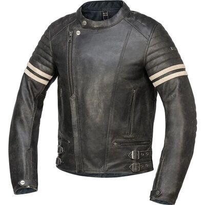 iXS Andy Motorradjacke aus Rindsleder - Schwarz - Motorradjacke iXS Andy Motorradjacke aus Rindsleder - Schwarz - Motorradjacke