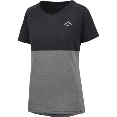 IXS Women's Flow Tech Tee (Mountain) - Graphite Black Jersey IXS Women's Flow Tech Tee (Mountain) - Graphite Black Jersey