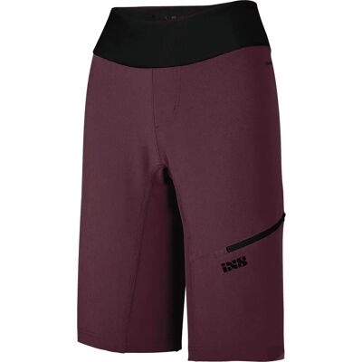 IXS Women's Hip Hugger MTB Shorts - Raisin - Model 38 IXS Women's Hip Hugger MTB Shorts - Raisin - Model 38