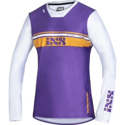 Ixs Trigger 2.0 Motocross Jersey - Weiß Lila - Motocross Jersey Ixs Trigger 2.0 Motocross Jersey - Weiß Lila - Motocross Jersey