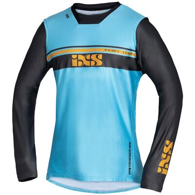 Ixs Trigger 2.0 Motocross Jersey - Grey Blue - Motocross Jersey Ixs Trigger 2.0 Motocross Jersey - Grey Blue - Motocross Jersey