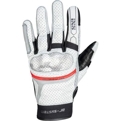 iXS Desert-Air Motorradhandschuhe - Leichte graue Lederhandschuhe mit Impact-Schutz iXS Desert-Air Motorradhandschuhe - Leichte graue Lederhandschuhe mit Impact-Schutz