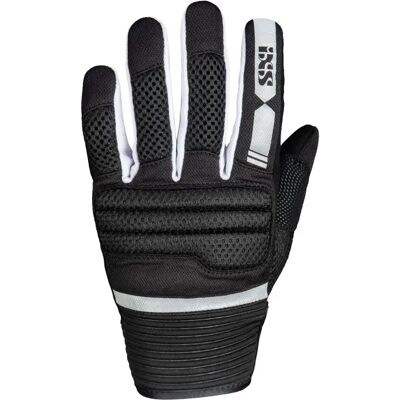 Guanti Moto Estivi In Tessuto Ixs SAMUR AIR 2.0 - Nero Bianco - Guanti da Moto Guanti Moto Estivi In Tessuto Ixs SAMUR AIR 2.0 - Nero Bianco - Guanti da Moto