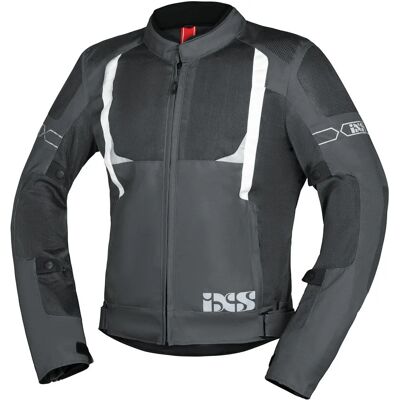 Ixs Trigonis-Air Motorcycle Textile Jacket - Grey, Size S, Unisex Ixs Trigonis-Air Motorcycle Textile Jacket - Grey, Size S, Unisex