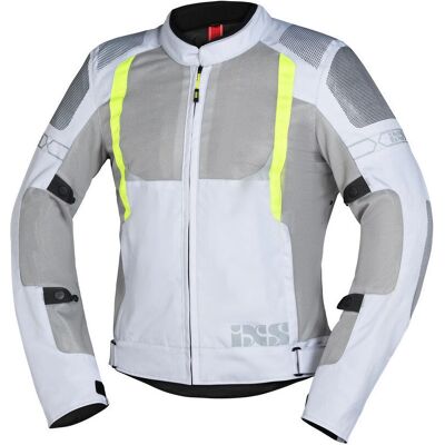 Ixs Trigonis Air Motorcycle Textile Jacket - Grey Yellow Ixs Trigonis Air Motorcycle Textile Jacket - Grey Yellow