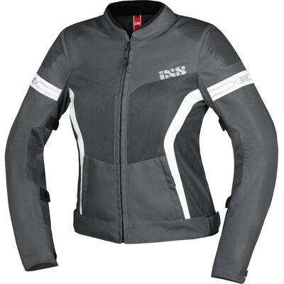 Ixs Trigonis-Air Veste textile pour motocyclettes femmes - Gris - Publicité Ixs Trigonis-Air Veste textile pour motocyclettes femmes - Gris - Publicité