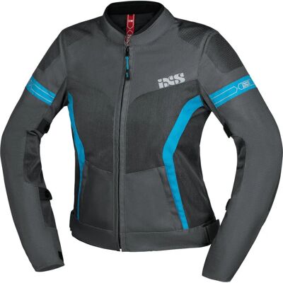 Ixs Trigonis-Air Damen Motorrad Textiljacke - Grau Blau - Motorrad Textiljacke Ixs Trigonis-Air Damen Motorrad Textiljacke - Grau Blau - Motorrad Textiljacke
