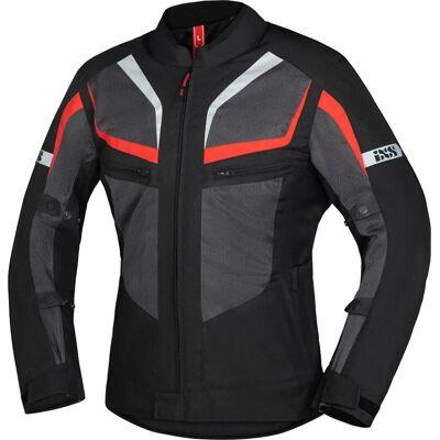 Ixs Gerona-Air 1.0 Motorcycle Textile Jacket - Black Grey Red - Motorcycle Type Ixs Gerona-Air 1.0 Motorcycle Textile Jacket - Black Grey Red - Motorcycle Type