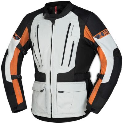 Ixs Lennik-St Motorcycle Textile Jacket - Black Grey - Motorcycle Textile Jacket Ixs Lennik-St Motorcycle Textile Jacket - Black Grey - Motorcycle Textile Jacket