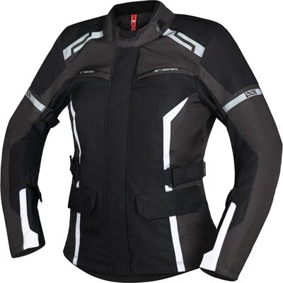 Ixs Evans-St 2.0 Damen Motorrad Textiljacke - Schwarz, Grau, Weiß - Motorrad Textiljacke Ixs Evans-St 2.0 Damen Motorrad Textiljacke - Schwarz, Grau, Weiß - Motorrad Textiljacke
