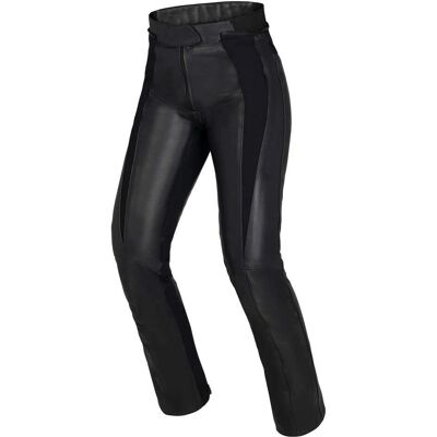 iXS Aberdeen Ladies Motorcycle Leather Pants - Black, Size 42 iXS Aberdeen Ladies Motorcycle Leather Pants - Black, Size 42