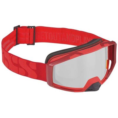 iXS Trigger Goggle Clear Lens - Red - One Size - Sports Sunglasses iXS Trigger Goggle Clear Lens - Red - One Size - Sports Sunglasses