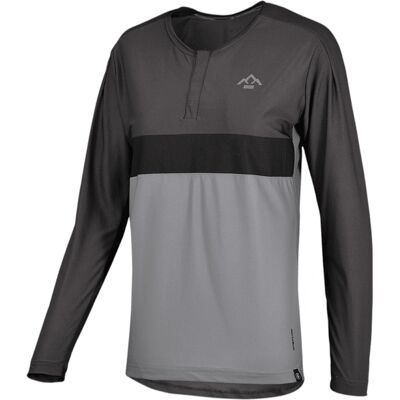 iXS - Flow XTG L/S Henley - Gray - 42 - Cycling jersey iXS - Flow XTG L/S Henley - Gray - 42 - Cycling jersey