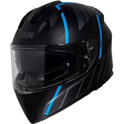 Casque moto iXS XS217 2.0 - Noir Mat Bleu L - Publicité Casque moto iXS XS217 2.0 - Noir Mat Bleu L - Publicité