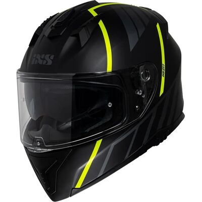 Casco Integrale IXS217 2.0 Nero Opaco Giallo Fluo - Casco Moto Casco Integrale IXS217 2.0 Nero Opaco Giallo Fluo - Casco Moto