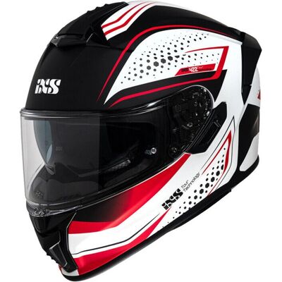 Casque moto en fibre de verre iXS iXS422 FG 2.2 - Absorption des chocs, Aérodynamique, Visière rapide - Publicité Casque moto en fibre de verre iXS iXS422 FG 2.2 - Absorption des chocs, Aérodynamique, Visière rapide - Publicité