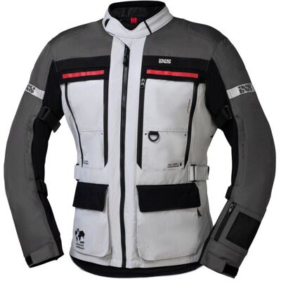 Giacca moto in tessuto Montevideo-ST 3.0 - Grigio Chiaro Scuro - Nera - 3XL Giacca moto in tessuto Montevideo-ST 3.0 - Grigio Chiaro Scuro - Nera - 3XL