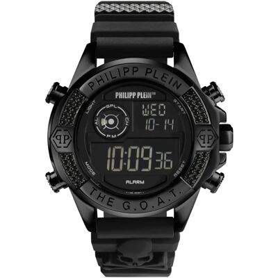 Philipp Plein PWFAA0521 The G.O.A.T. Digital Watch - Sporty Black 44mm Philipp Plein PWFAA0521 The G.O.A.T. Digital Watch - Sporty Black 44mm