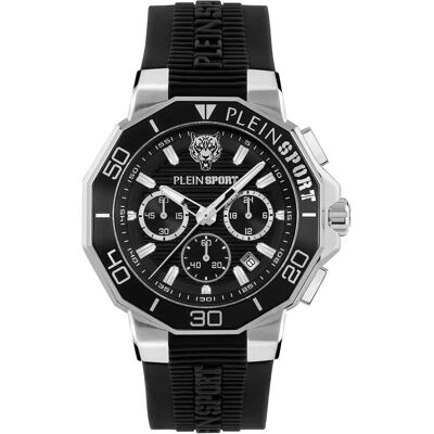 Herreur Philipp Plein Plein Sport Titan - Analog Quartz - Sølv/Sort - Ur Herreur Philipp Plein Plein Sport Titan - Analog Quartz - Sølv/Sort - Ur