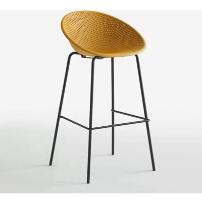 AHD AMAZING HOME DESIGN - Moderner Barhocker - Amarillo - 49x49x97cm AHD AMAZING HOME DESIGN - Moderner Barhocker - Amarillo - 49x49x97cm