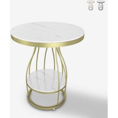 Ahd Neep xl - Table basse ronde à effet marbre - Table d'appoint - Publicité Ahd Neep xl - Table basse ronde à effet marbre - Table d'appoint - Publicité