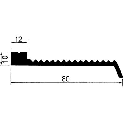 Werkstarck - DT-Profile - Grau - Door threshold profile Werkstarck - DT-Profile - Grau - Door threshold profile
