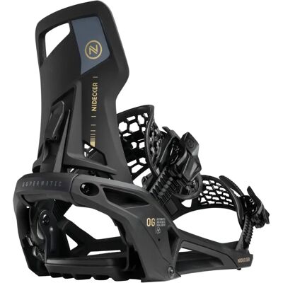 Nidecker Supermatic Snowboard bindinger - Universell, Automatisk, Dobbelt-inn Nidecker Supermatic Snowboard bindinger - Universell, Automatisk, Dobbelt-inn