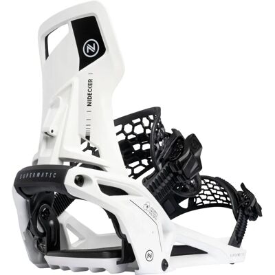 Nidecker Supermatic - Fixation automatique de snowboard - Publicité Nidecker Supermatic - Fixation automatique de snowboard - Publicité
