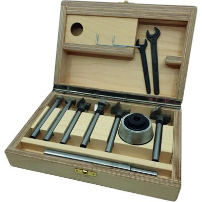 WAVE - Zylinderkopfbohrer-Set HW - D15 D20 D25 D30 D35 D40 - 8-teilig WAVE - Zylinderkopfbohrer-Set HW - D15 D20 D25 D30 D35 D40 - 8-teilig