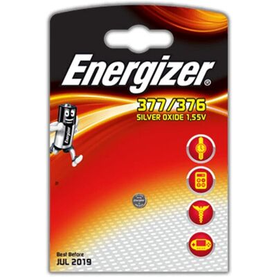Batería de oxido de plata Energizer 377/376 - Batería Batería de oxido de plata Energizer 377/376 - Batería