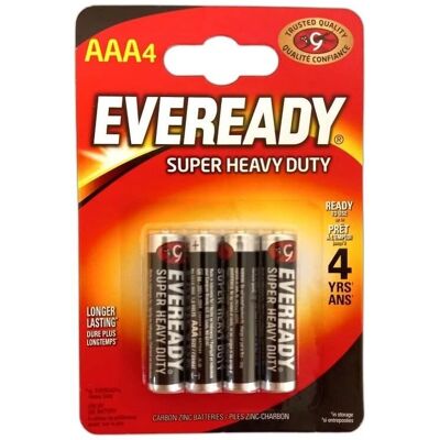 Eveready Heavy Duty AAA Batterien - Batterien Eveready Heavy Duty AAA Batterien - Batterien