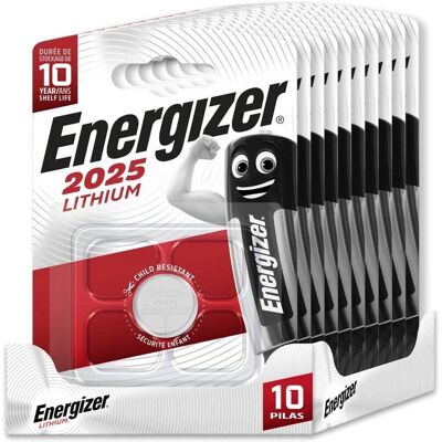 Energizer Modelo CR2025 Pila de Litio - Rendimiento Fiable Energizer Modelo CR2025 Pila de Litio - Rendimiento Fiable