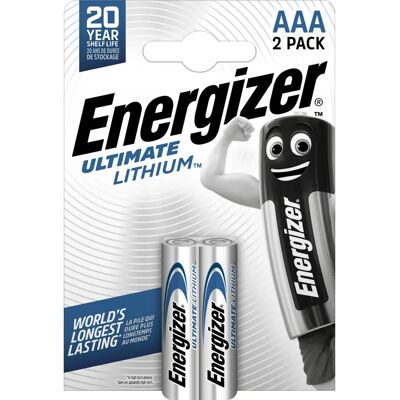 Batteria Lithium AAA Energizer Ultimate - Alta tecnologia Batteria Lithium AAA Energizer Ultimate - Alta tecnologia