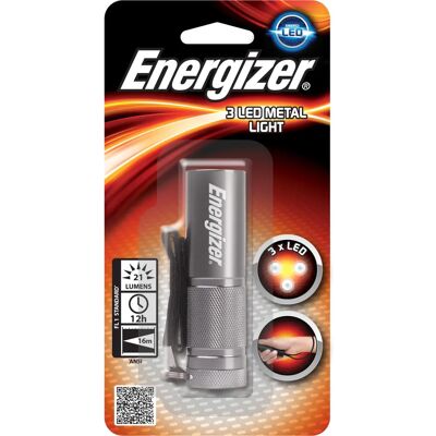 Energizer Graue Metall-Taschenlampe - LED Taschenlampe Energizer Graue Metall-Taschenlampe - LED Taschenlampe