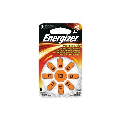 Pilas para audífonos Energizer ZA13 - 1.4V, pack de 8 Pilas para audífonos Energizer ZA13 - 1.4V, pack de 8