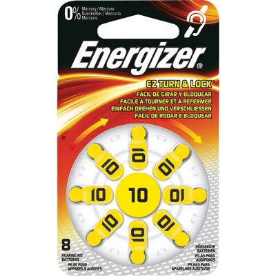 Piles auditives Energizer PR70 Zinc Air - Pack de 8 Piles auditives Energizer PR70 Zinc Air - Pack de 8