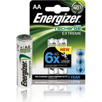 Energizer Wiederaufladbare Extreme AA - 2300 mAh Akku Energizer Wiederaufladbare Extreme AA - 2300 mAh Akku