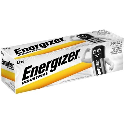 Energizer LR20 D Zell Industrielle Batterien - Packung 12 Energizer LR20 D Zell Industrielle Batterien - Packung 12