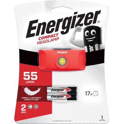 Lampe Frontale Energizer - 55 Lumen Compacte LED pour Camping & Extérieur - Publicité Lampe Frontale Energizer - 55 Lumen Compacte LED pour Camping & Extérieur - Publicité