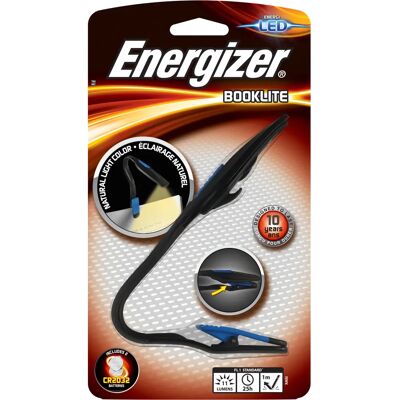 Luce libro LED Energizer Nero - Lampada con clip Luce libro LED Energizer Nero - Lampada con clip
