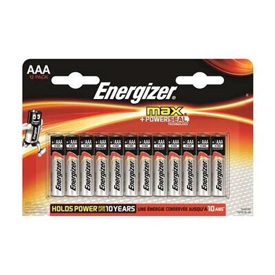 Pile alcaline AAA Energizer - Jetable, puissance 10 ans - Publicité Pile alcaline AAA Energizer - Jetable, puissance 10 ans - Publicité