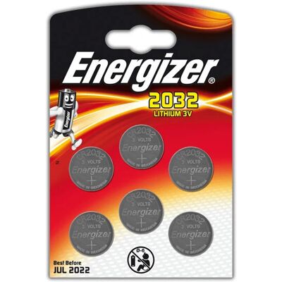 Energizer CR2032 Lithium Batterie - 6er Pack Energizer CR2032 Lithium Batterie - 6er Pack