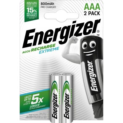 Batería recargable AAA NiMH Energizer E300624300 - Plata Batería recargable AAA NiMH Energizer E300624300 - Plata