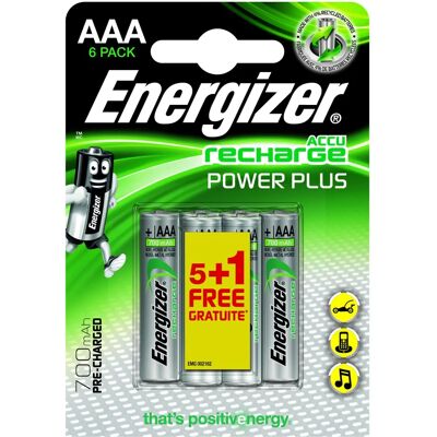 Energizer Power Plus 700 AAA Batería Recargable - Batería Recargable Energizer Power Plus 700 AAA Batería Recargable - Batería Recargable