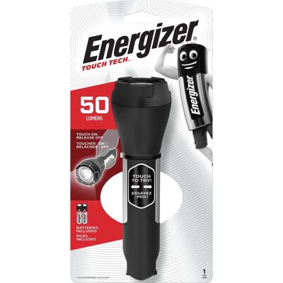 Energizer E300690800 Torcia LED Touch Tech - Torcia LED 50 lm 20h Energizer E300690800 Torcia LED Touch Tech - Torcia LED 50 lm 20h