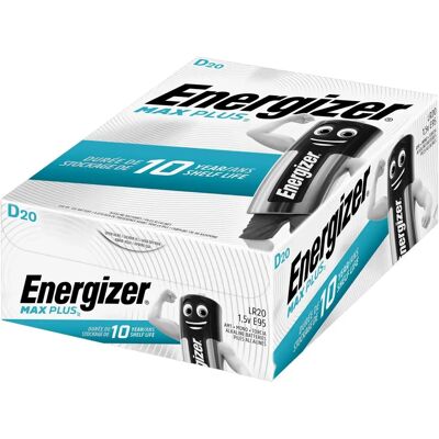 Energizer Max Plus D - Langanhaltende Alkali-Batterie Energizer Max Plus D - Langanhaltende Alkali-Batterie