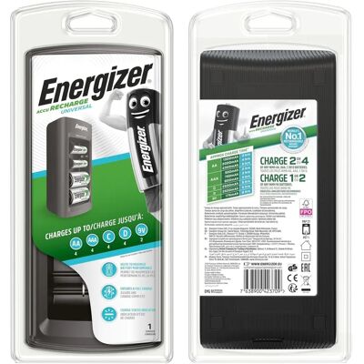 Energizer S696N Universal Charger - Fast Safe Charging for Batteries Energizer S696N Universal Charger - Fast Safe Charging for Batteries